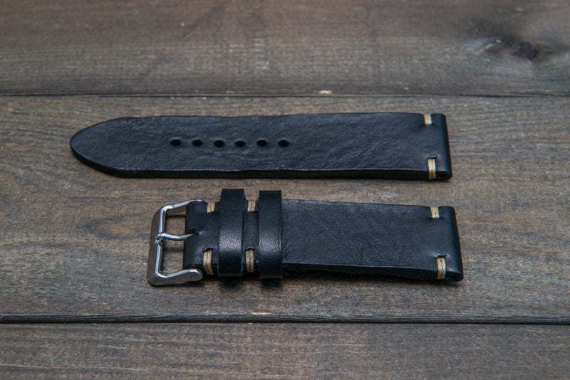 Genuine Leather Watch Strap, 24mm Watch Band, 26mm Wrist Watchband –  Eternitizzz Straps and Accessories