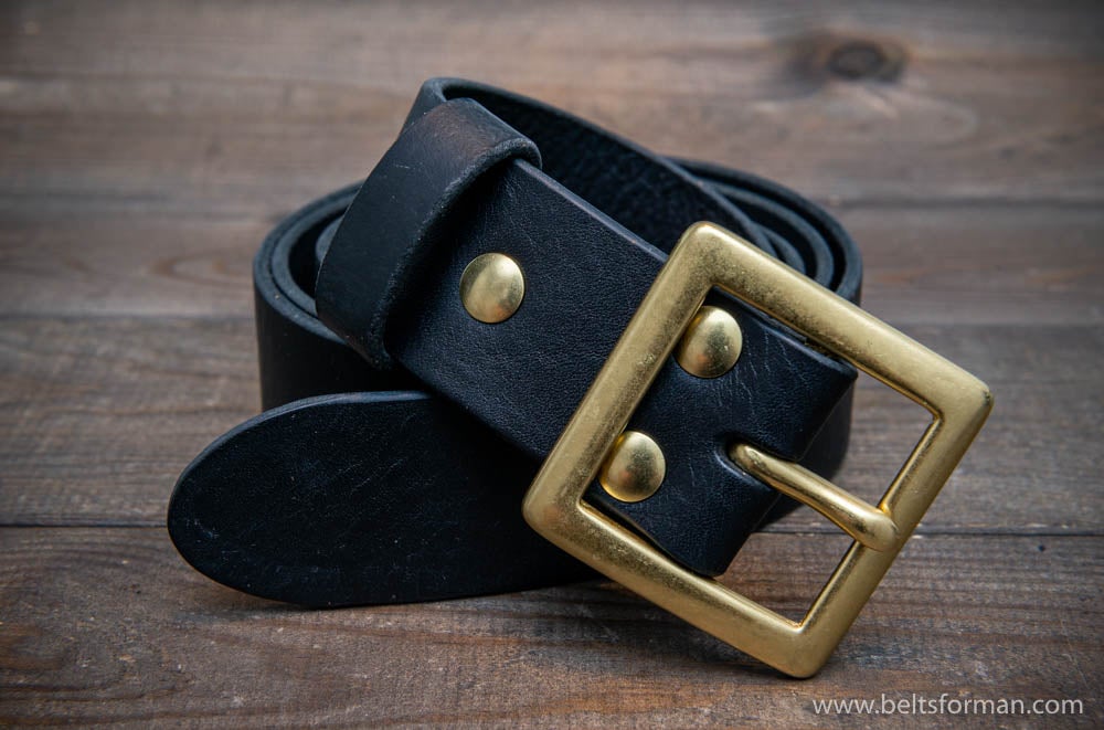 Italian Vachetta Leather Belt