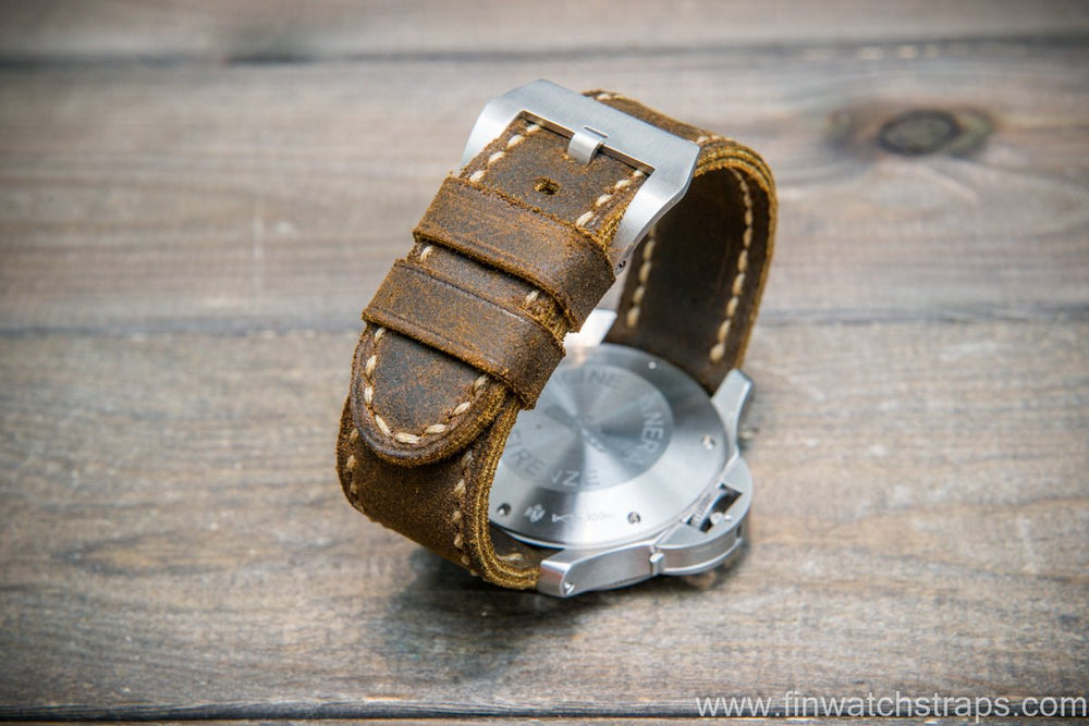 Leather panerai outlet strap