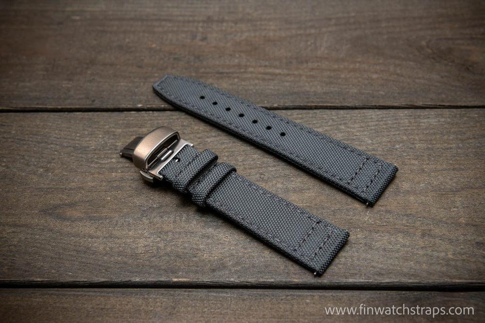 20mm Brown Horween Padded Vintage Leather Watch Band