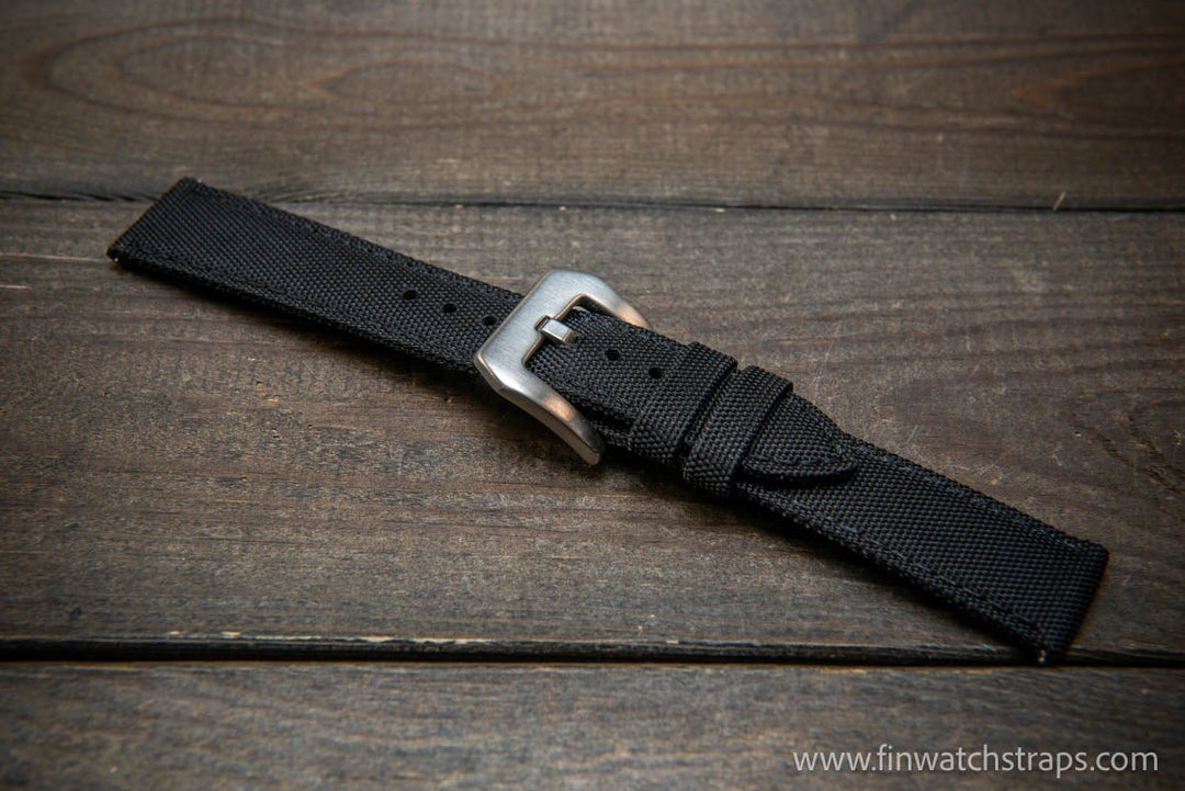 Sailcloth waterproof watch strap. PAM style buckle. - finwatchstraps