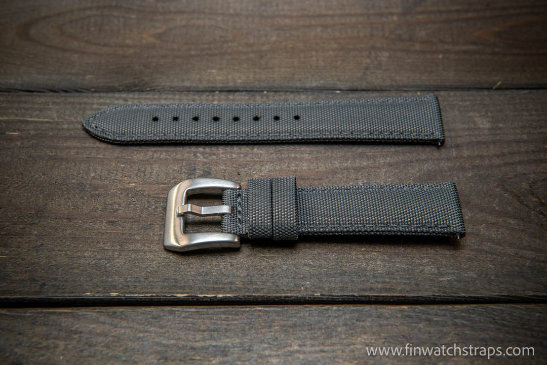 Sailcloth waterproof watch strap. PAM style buckle. - finwatchstraps