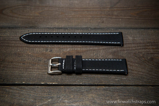 Sailcloth waterproof watch strap. - finwatchstraps