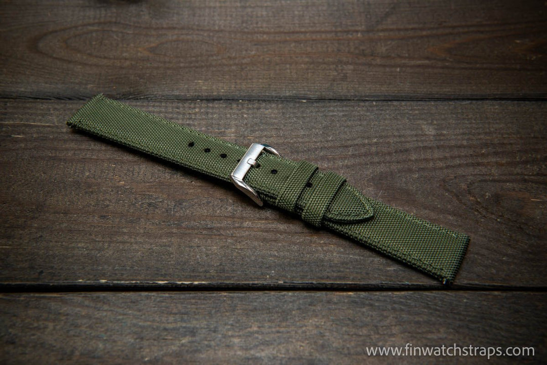 Sailcloth waterproof watch strap. - finwatchstraps