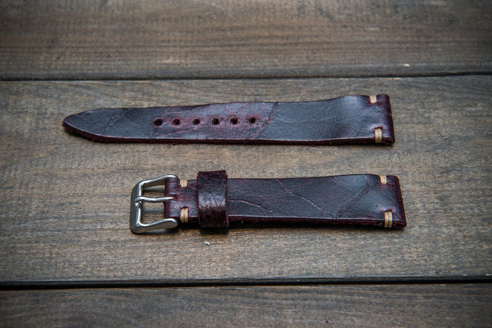 Vintage strap - Leather watch band - Calf suede (multiple colors