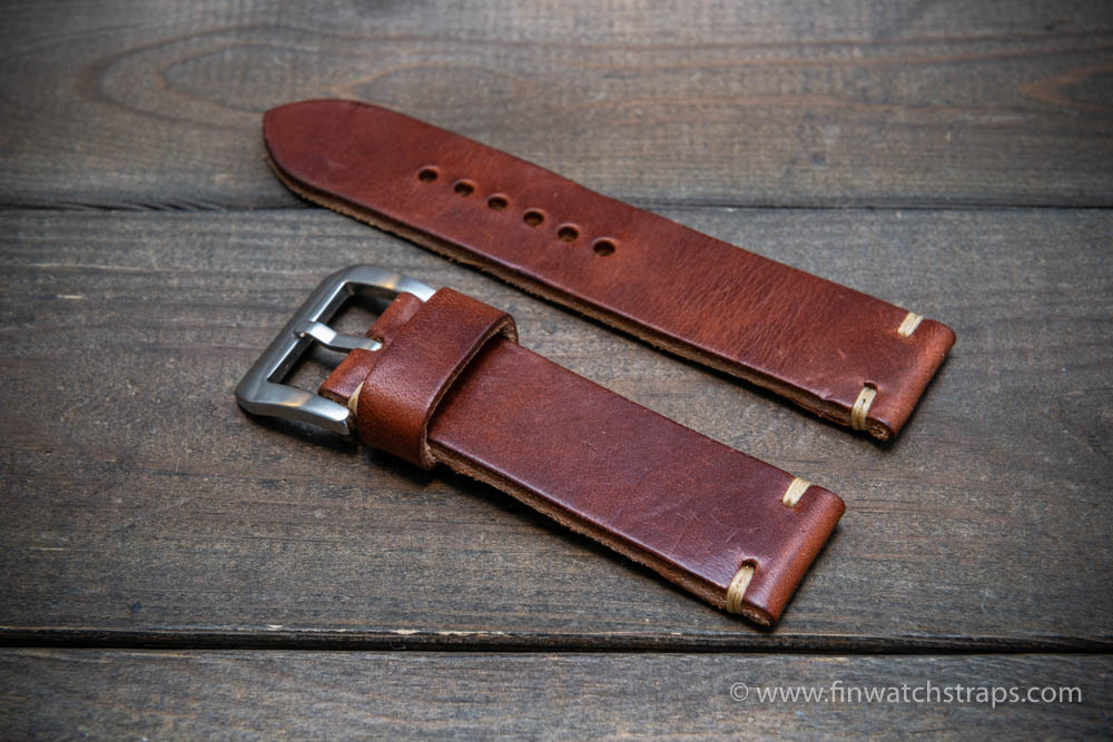  Premium Dark Green Epi leather watch band, Handmade Calf leather  watch strap (20mm, Steel Tang Buckle) : Handmade Products